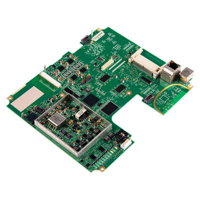 Dobra cena. Badanie promieniowania rentgenowskiego 4-warstwowego zespołu przemysłowego PCB z maską zielonej lutownicy i podstawą FR4 w Internecie